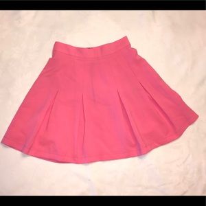 Never worn Crepe pink Skater skirt